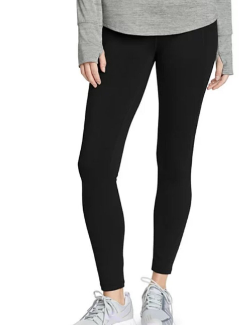 Eddie Bauer Glacier Peak Fleece Lined Leggings; Black; Size: XL; NWT